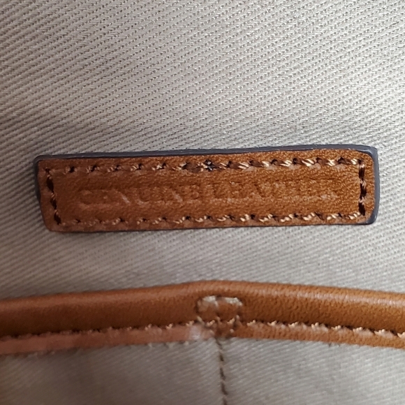 G.I.L.I Genuine Leather Satchal in Tan - Picture 8 of 16